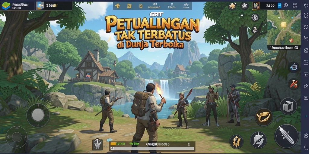 Menampilkan karakter dan lingkungan 6RT dalam petualangan Open World yang mendebarkan.
