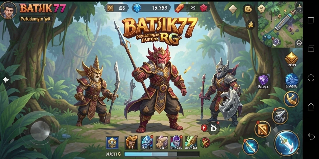Tangkapan layar yang menunjukkan pertempuran seru di <strong>BATIK77</strong>.