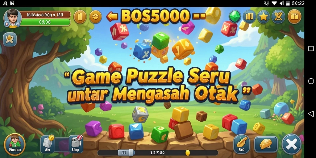 Gambaran permainan BOS5000 dengan berbagai teka-teki menarik.