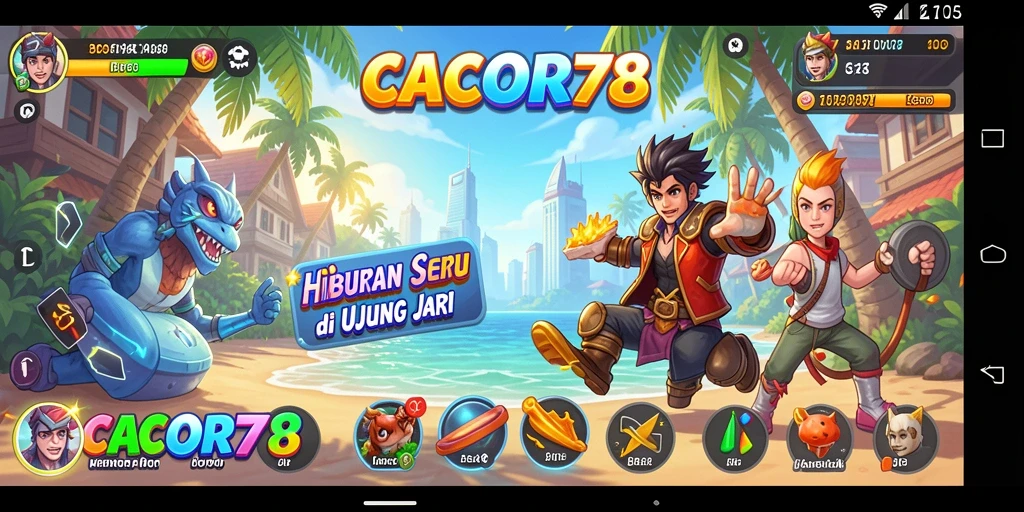 Tampilan gameplay CACOR78 dengan tantangan seru dan grafik menarik.