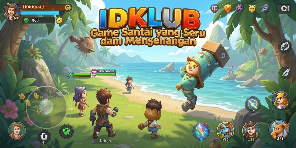 Tampilan gameplay yang seru dan penuh tantangan di IDKLUB.