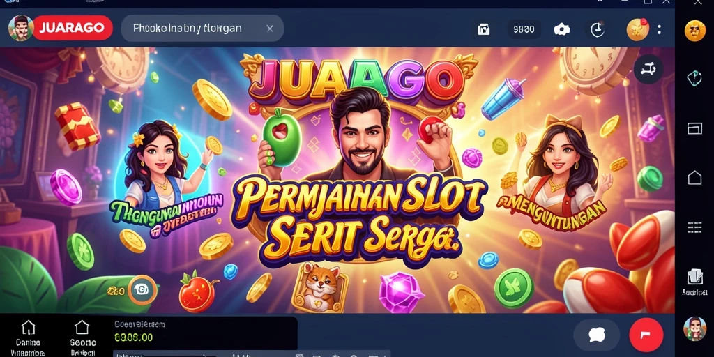 Screenshot JUARAGO menampilkan gameplay slot yang menarik dan menghibur.
