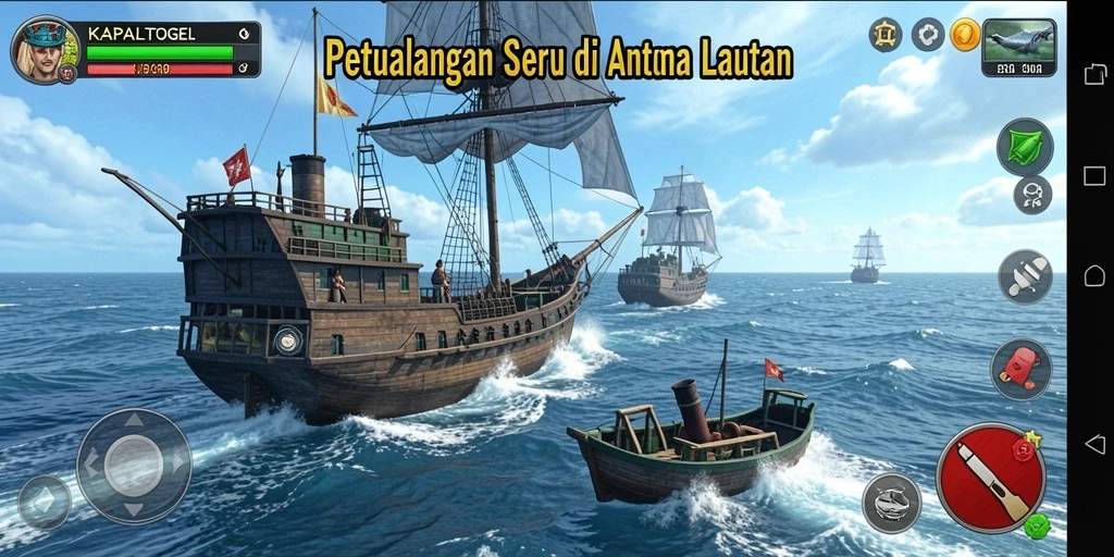 Tampilan gameplay KAPALTOGEL yang seru dan penuh petualangan.