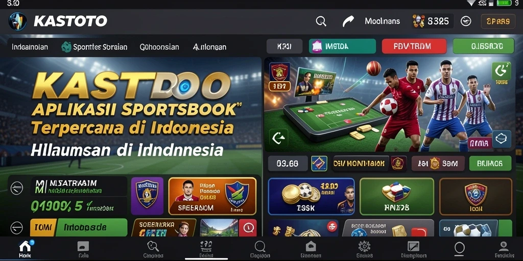Tampilan antarmuka yang menarik dan informatif dari KASTOTO.