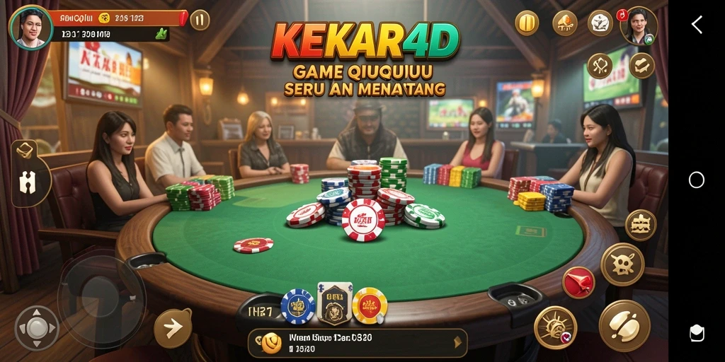 Tampilan gameplay QiuQiu yang menegangkan dan mengasyikkan.