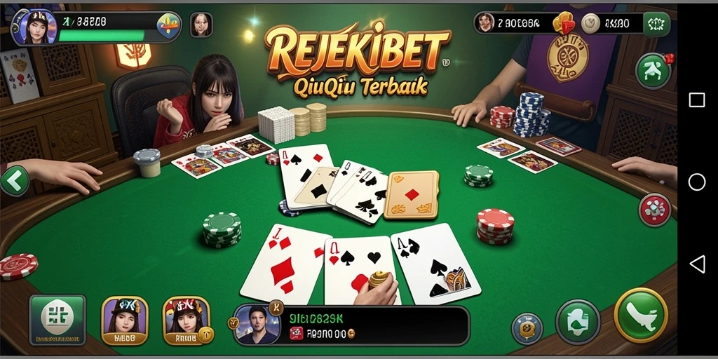 Tampilan gameplay QiuQiu yang menarik di REJEKIBET.