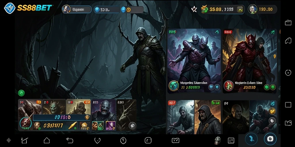 Skrinsut gameplay menakutkan dari SS88BET yang penuh ketegangan.